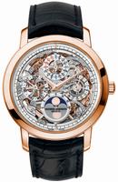 Vacheron Constantin 43172.000R-9241 Traditionnelle Skeleton Perpetual Calendar Mens Watch Replica