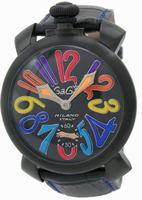 GaGa Milano 5012.3.BKBL GaGa Milano Manual 48mm Mens Watch Replica