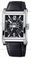 replica oris 585.7622.7064.ls rectangular titan mens watch watches