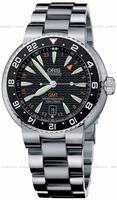 Oris 668.7639.84.54.MB Divers GMT Date Mens Watch Replica