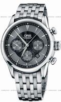 replica oris 676.7603.4054.mb artelier chronograph mens watch watches