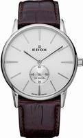 EDOX 72014-3-AIN Les Bemonts Ultra Slim Hand Winding Mens Watch Replica