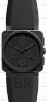 Bell & Ross BR0394-PHANTOM BR 03-94 Chronographe Mens Watch Replica Watches