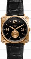 Bell & Ross BRS-PKGOLD-BLACK_D BR S Mecanique Unisex Watch Replica Watches