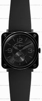 replica bell & ross brs-blc-ph/srb br s quartz unisex watch watches
