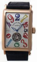 Franck Muller 1300 T CH-6 Long Island Crazy Hours Tourbillon Mens Watch Replica