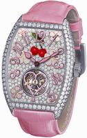 Franck Muller 3080 T D CD Cintree Curvex Sakura Ladies Watch Replica Watches