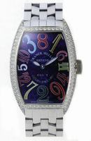 replica franck muller 5850 ch col drm o-15 cintree curvex crazy hours unisex watch watches