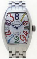 replica franck muller 5850 ch col drm o-2 cintree curvex crazy hours unisex watch watches