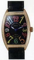 Franck Muller 7502 QZ COL DRM O-6 Ladies Medium Cintree Curvex Ladies Watch Replica Watches