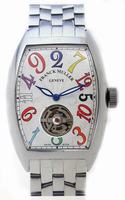 Franck Muller 7880 T CH COL DRM-2 Cintree Curvex Crazy Hours Tourbillon Mens Watch Replica Watches