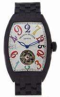 Franck Muller 7880 T CH COL DRM-6 Cintree Curvex Crazy Hours Tourbillon Mens Watch Replica Watches