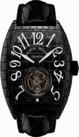 Franck Muller 8880 T BLK CRO Black Croco Mens Watch Replica Watches