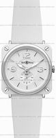 replica bell & ross brs-wh-ceramic/srb br s quartz unisex watch watches