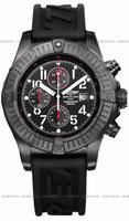 Breitling M1337010.B930-122S Super Avenger Black Steel Mens Watch Replica