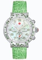 Michele Watch MWW04A12A5025/GREEN Extreme Fleur Ladies Watch Replica