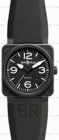 replica bell & ross br0392-bl-ca br 03-92 mens watch watches