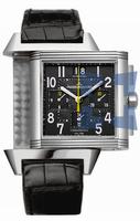 Jaeger-LeCoultre Q7018470 Reverso Squadra Chronograph GMT Black Limited Mens Watch Replica