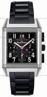 Jaeger-LeCoultre Q701867P Reverso Squadra Chronograph GMT Black Mens Watch Replica