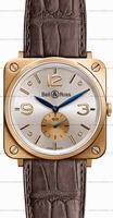 replica bell & ross brs-pkgold-pearl_d br s mecanique unisex watch watches