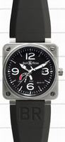 Bell & Ross BR0197-BL-ST BR 01-97 Reserve de marche Mens Watch Replica Watches