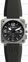 Bell & Ross BR0194-BL-ST BR 01-94 Chronographe Mens Watch Replica